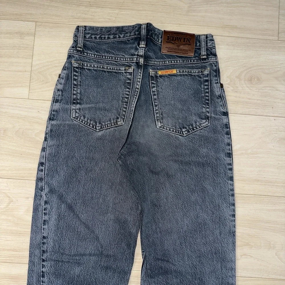 Edwin Jeans Mens 29x32 (27x31) Blue Denim Slim‎ Retro Pants Distressed Faded